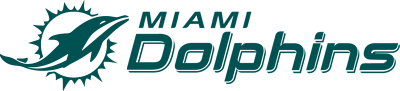 Logo des Miami Dolphins en bleu sarcelle foncé avec l'image d'un dauphin